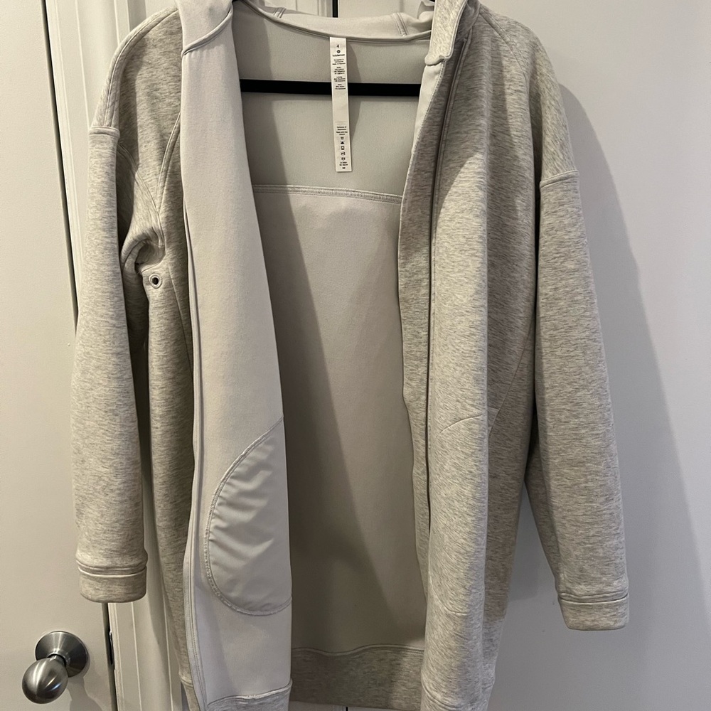Lululemon Gray Hooded Jacket